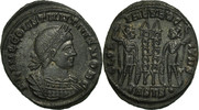 Follis Coin, Constantius II, Siscia, Bronze, RIC:237 -