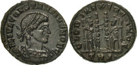 Follis Coin, Constantius II, Trier, Bronze, RIC:528 -