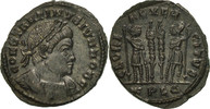 Follis Coin, Constantine II, Lyons, Bronze, RIC:263 -