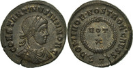 Follis Coin, Constantine II, Ticinum, Bronze, RIC:162 -