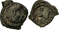 Bronze Æ Coin, Bituriges Cubi, Bronze au cheval et à la rosace, Delestrée:3718 -