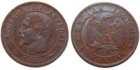 France Centime Coin, Napoleon III, Napoléon III, Lyon -