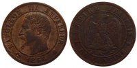 France Centime Coin, Napoleon III, Napoléon III, Bordeaux -