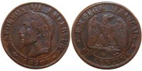 France Centime Coin, Napoleon III, Napoléon III, Paris -