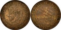 France 2 Centimes Coin, Cérès, Paris, Bronze, KM:827.1 -