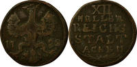 German States 12 Heller Coin, AACHEN, Copper, KM:51 -