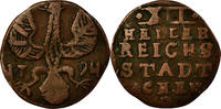 German States 12 Heller Coin, AACHEN, Copper, KM:51 -