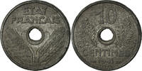 France 10 Centimes Coin, Lindauer, Essai, Piéfort, Zinc -