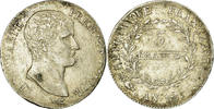 France 5 Francs Coin, Napoleon I, Limoges, Silver -