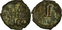 Decanummium Coin, Justin II, Antioch, Copper, Sear:383 -