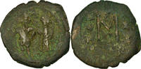 Follis Coin, Heraclius, with Heraclius Constantine, Constantinople -