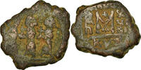 Follis Coin, Heraclius, with Martina and Heraclius Constantine -