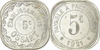 France 5 Centimes Coin, Etablissements OSSART, Montpellier -