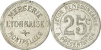 France 25 Centimes Coin, Mercerie Lyonnaise, Montpellier -
