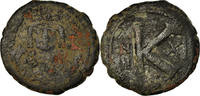 Half Follis Coin, Maurice Tiberius, Antioch, Bronze -