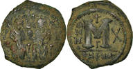 Follis Coin, Justin II, Antioch, Copper, Sear:379 -