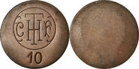 France 10 Centimes Coin, C.F.T.H (Cie Française Thomson-Houston), Paris -