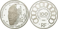 France 100 Francs-15 Ecus Coin, Paris, Silver, KM:1012 -