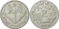 France 2 Francs Bazor, Castelsarrasin, Aluminum, KM:904.3 -