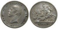Greece Drachma Coin, George I, Silver, KM:60 -