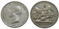 Greece Drachma Coin, George I, Silver, KM:60 -