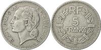 France 5 Francs Lavrillier, Beaumont - Le Roger, Aluminum -
