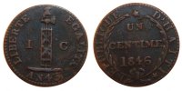 Haiti Centime Coin, Copper, KM:24 -