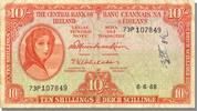 Ireland - Republic 10 Shillings Banknote, 1968-06-06, KM:63a -