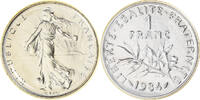 France Franc Coin, Semeuse, Paris, FDC, Nickel, KM:925.1 -
