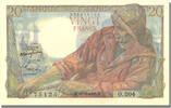 France 20 Francs Banknote, 20 F 1942-1950 ''Pêcheur'', 1949-03-10 -