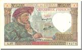 France 50 Francs Banknote, 50 F 1940-1942 ''Jacques Coeur'', 1940-12-05 -