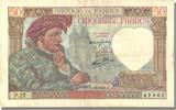 France 50 Francs Banknote, 50 F 1940-1942 ''Jacques Coeur'', 1940-12-05 -