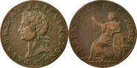Great Britain Halfpenny Token Coin, J Kilvington, Middlesex -