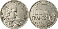 France 100 Francs Coin, Cochet, Copper-nickel, KM:919.1, Le -