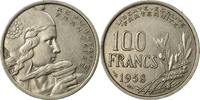 France 100 Francs Coin, Cochet, Copper-nickel, KM:919.1, Le -