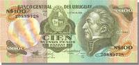 Uruguay 100 Nuevos Pesos Banknote -