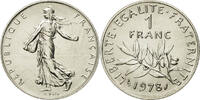 France Franc Coin, Semeuse, Paris, Nickel, KM:925.1 -