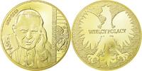 Poland Medal Jan Pawel II, Wielcy Polacy, Copper Gilt -