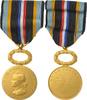 France Medal Union Nationale de la Mutualité du Nord, Excellent Quality, Gilt -