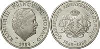 Monaco Medal 40 ème Anniversaire de Rainier III, Silver -