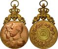 Belgium Medal Elisabeth et Albert, Evergem, Copper -