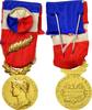 France Medal Médaille d'honneur du travail, Excellent Quality, Borrel -