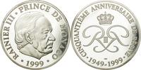 Monaco Medal 50ème Anniversaire de Rainier III, Silver -