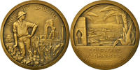 Algeria Medal Banque, La Compagnie Algérienne, Pommier, Bronze -