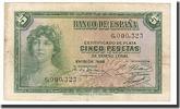 Spain 5 Pesetas Banknote, Undated, KM:85a -