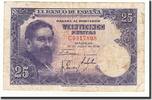 Spain 25 Pesetas Banknote, 1954-07-22, KM:147a -