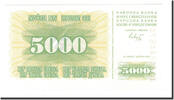 Bosnia - Herzegovina 5000 Dinara Banknote, 1993-01-25, KM:16a -