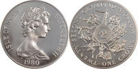 Isle of Man Crown Coin, Elizabeth II, Pobjoy Mint, Silver -