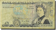 Great Britain 5 Pounds Banknote, Undated (1971-91), KM:378e -