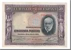 Spain 50 Pesetas Banknote, 1935-07-22, KM:88 -